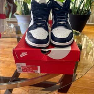 Nike Navy and White Sneakers